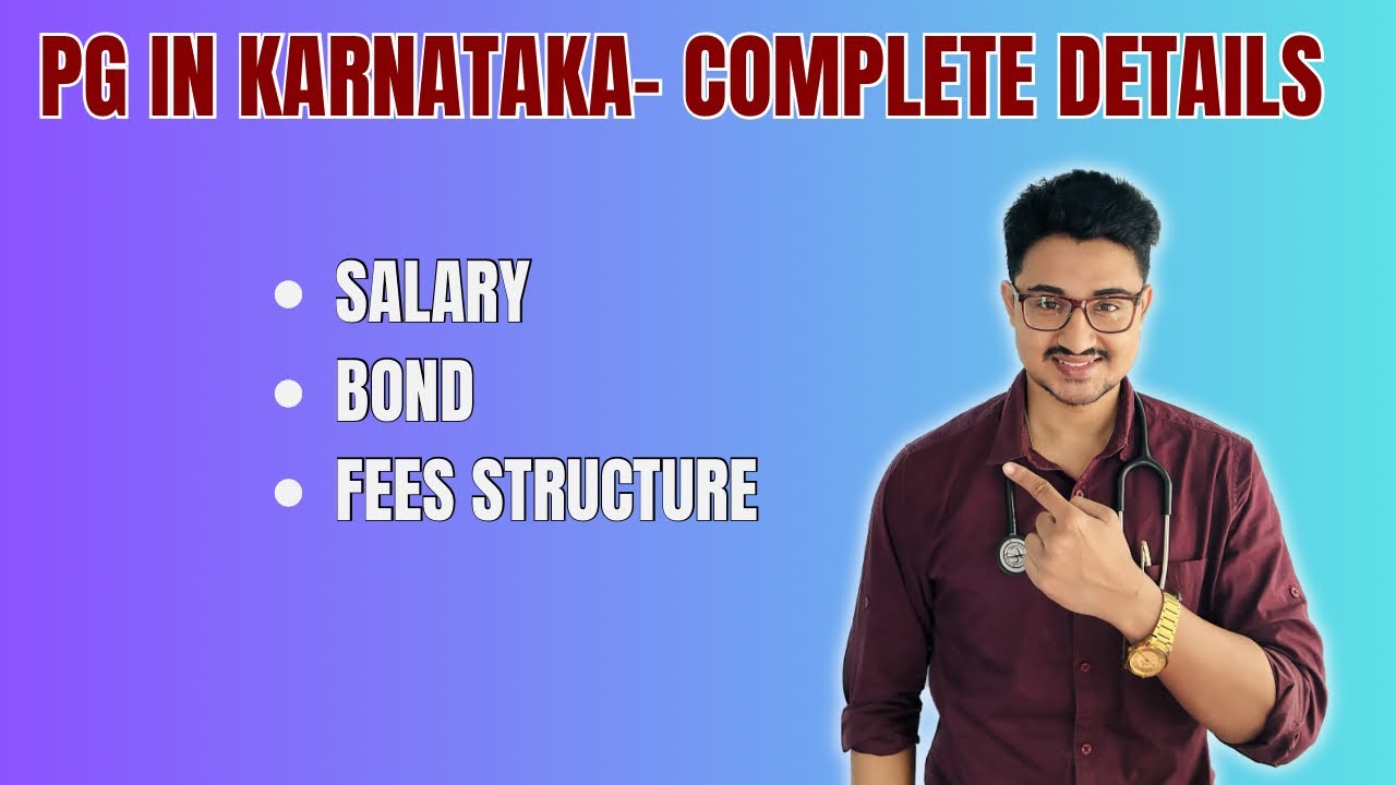 PG Admission in Karnataka Complete Details| #neetpg #neetpgcounselling