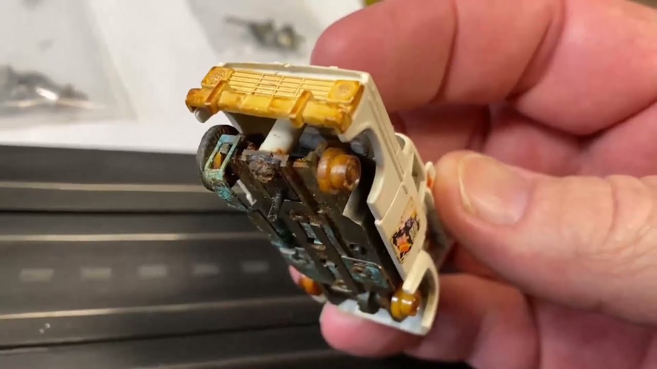 How To Restore Aurora Ice Cream Truck Slot Car