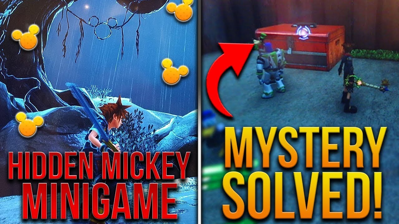 Kingdom Hearts 3 - Lockbox Mystery SOLVED! Hidden Mickey Minigame, Dubbing
