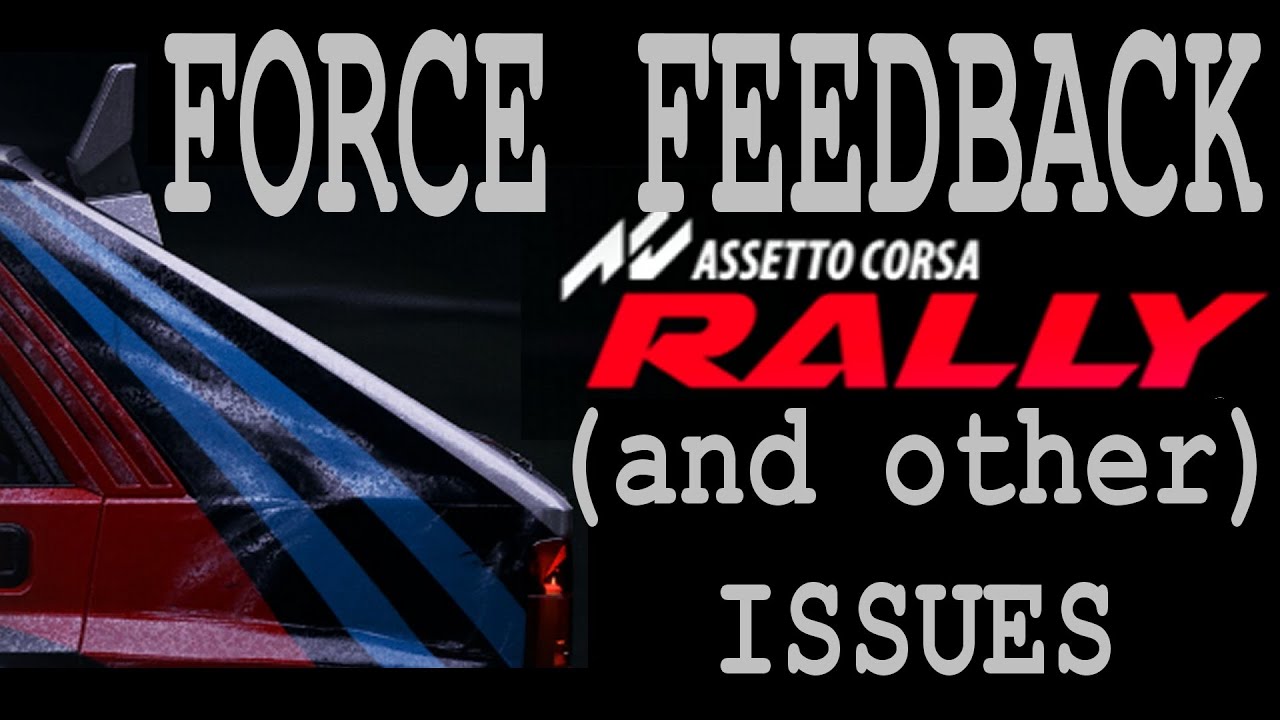 Assetto Corsa RALLY: What's up with the FFB? (and a couple more things)
