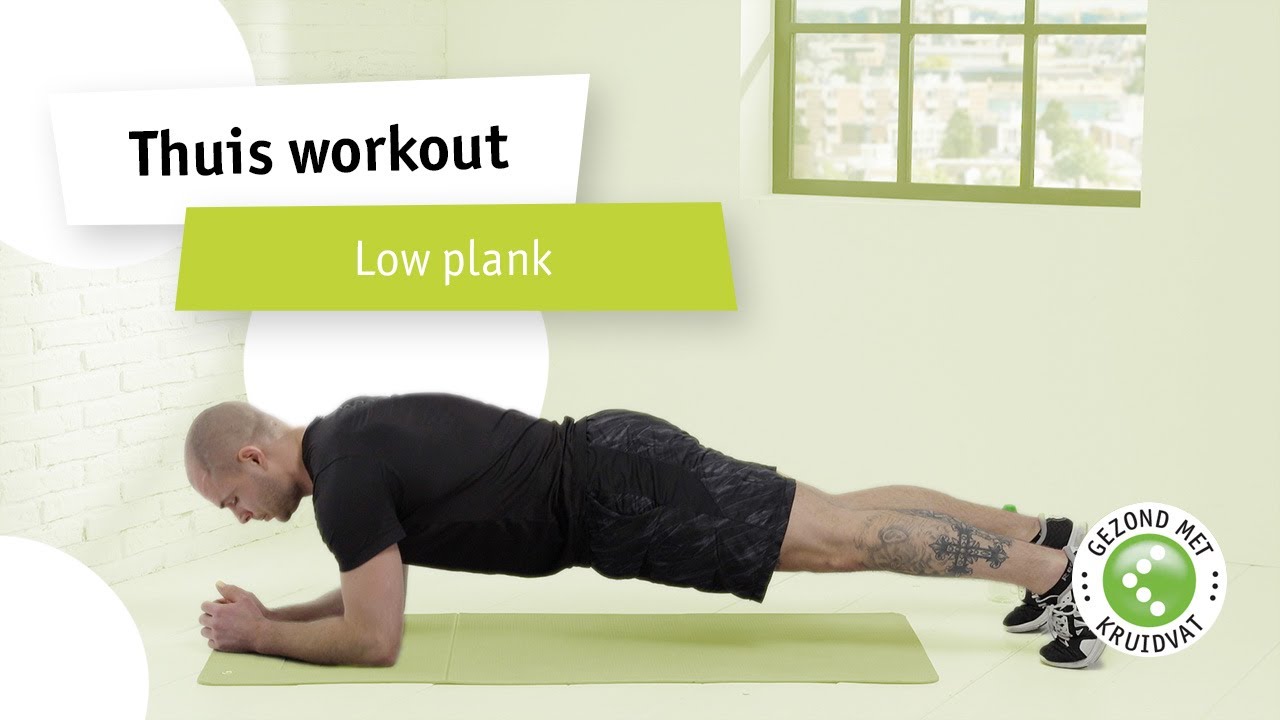 Low plank voor een sterkere core | Oefening 8 | Kruidvat