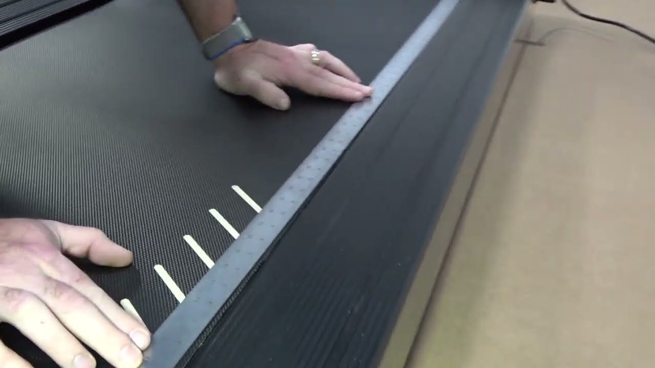 TRUE Service Video - How to adjust the tension on a treadmill running belt