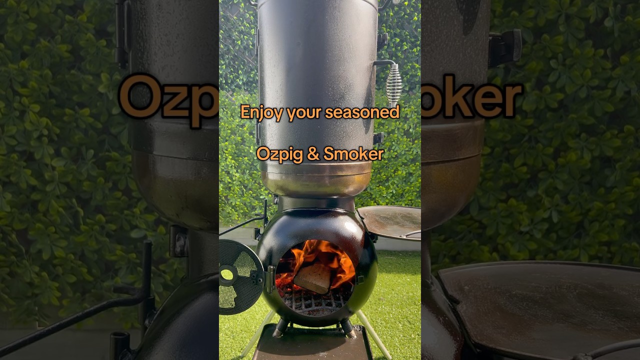 How to season your #ozpig & #smoker