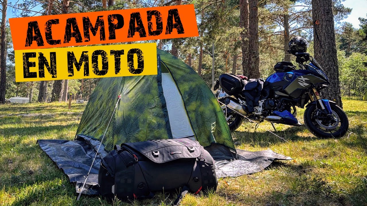 Estreno la BMW F900XR de viaje | Acampada en moto #1