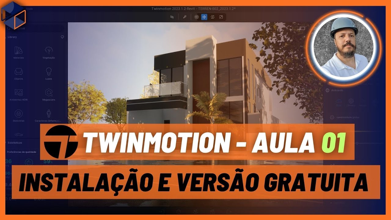[Twinmotion] Aula 01 - Instale e Utilize Gratuitamente