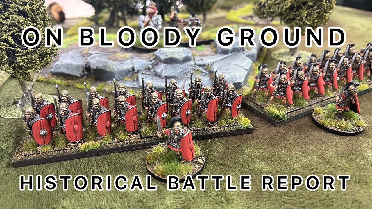 On Bloody Ground - Caesars Campaigns Battle Report - Romans vs Ancient Britons