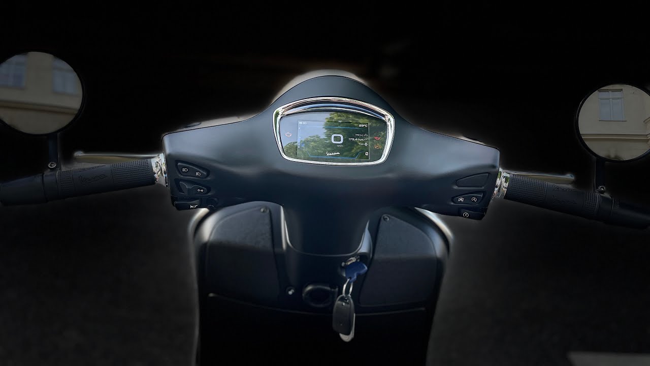Vespa Umbau auf Teile schwarz
