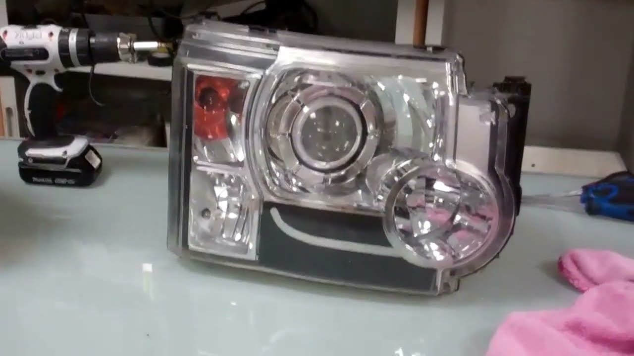 How to upgrade the inside of the Land Rover Discovery 3 headlights