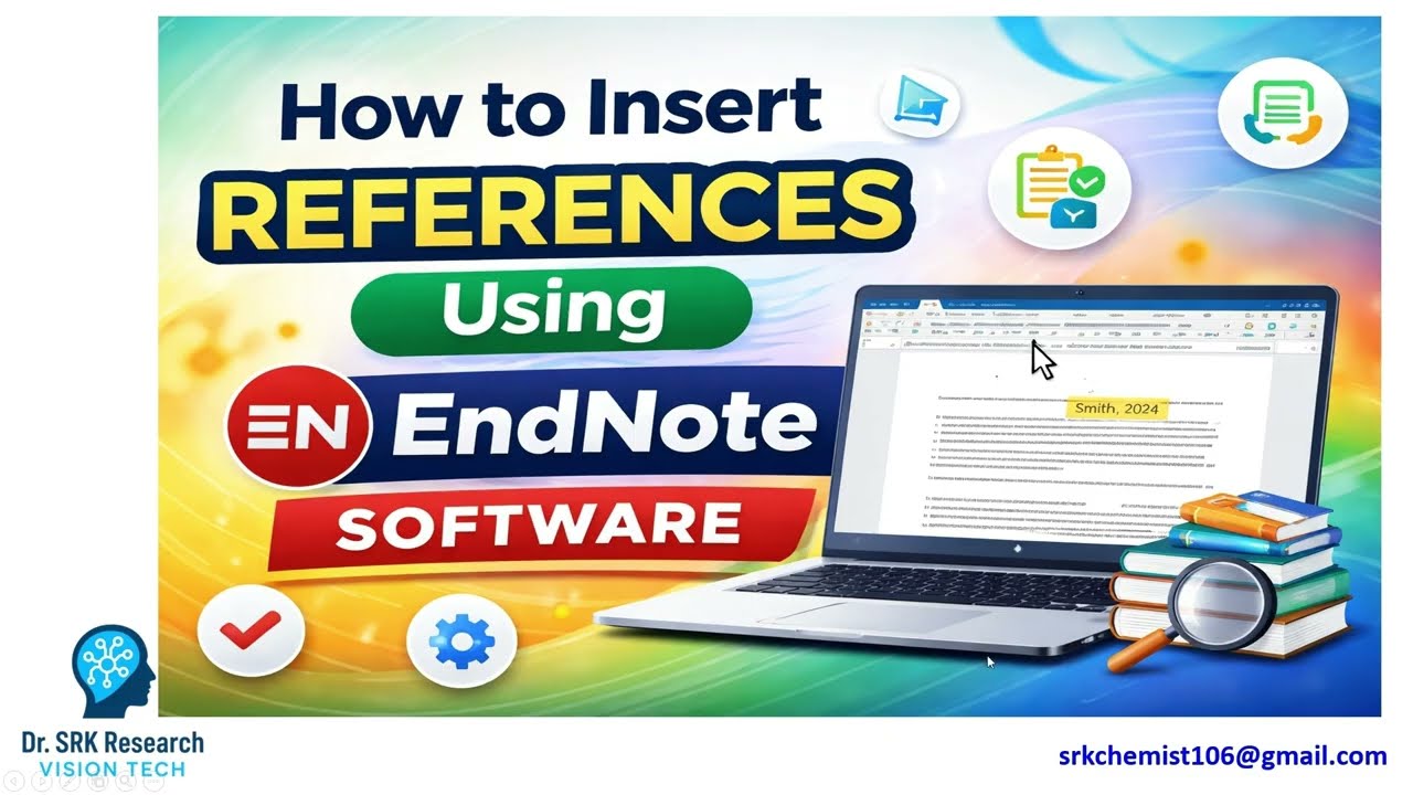 How to Insert References Using EndNote Software|#Step-by-Step Tutorial |#Tamil#