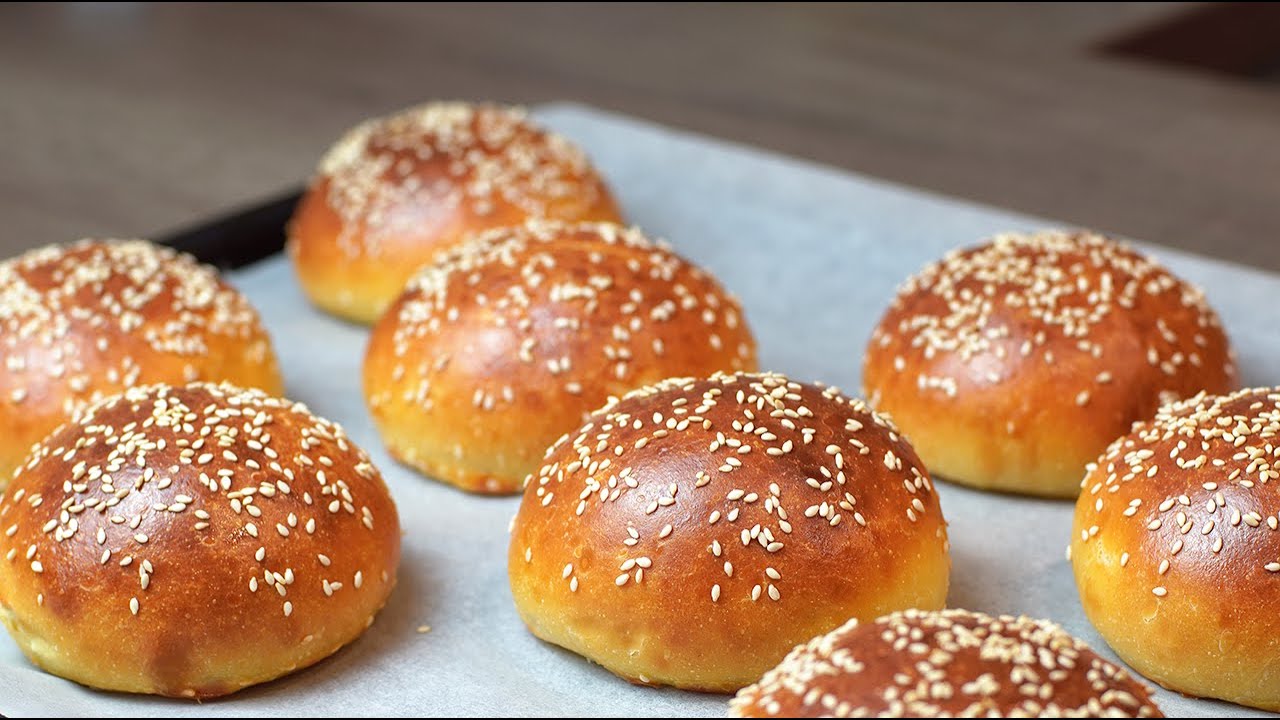 How to make the perfect hamburger bun at home | Hamburger bun recipe