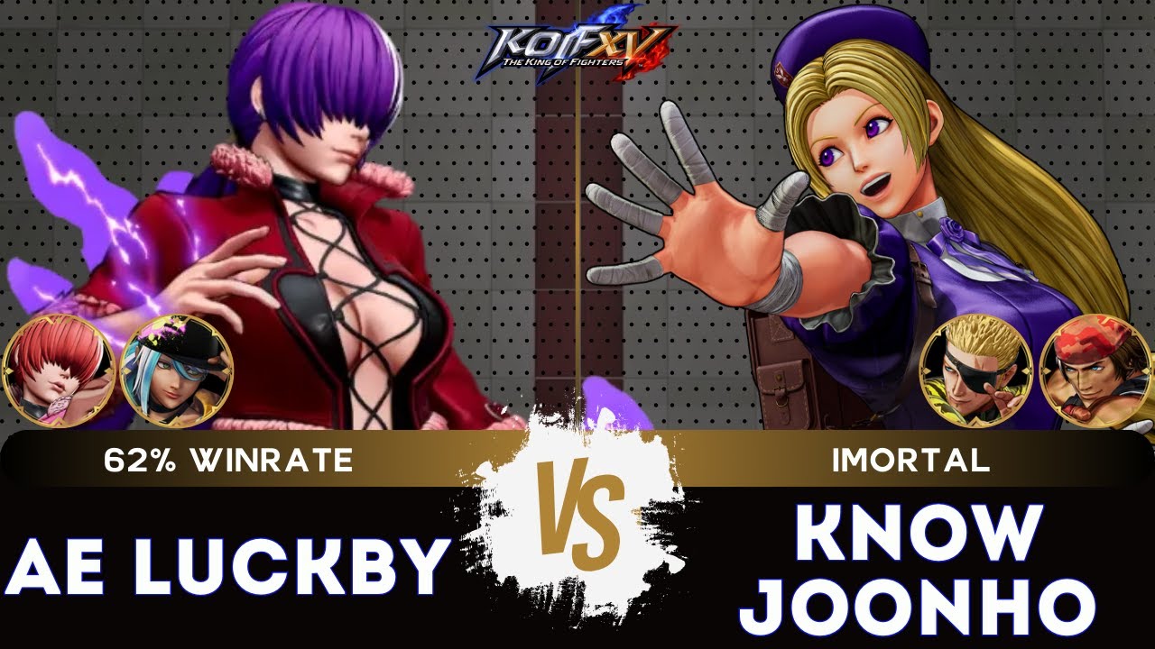 KOF XV🎞️AE LUCKBY (Isla/O.Shermie/Shermie) vs KNOWHOONHO (Ramón/Hinako/Ralf)🎞️Replay Match