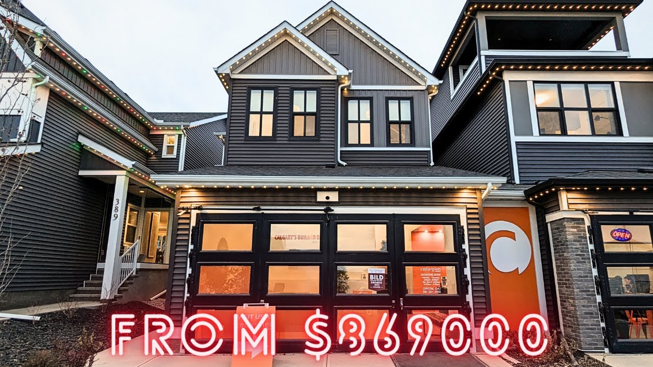 Must See $869K 4 Bedroom Home in the New Community - Glacier Ridge Calgary NW