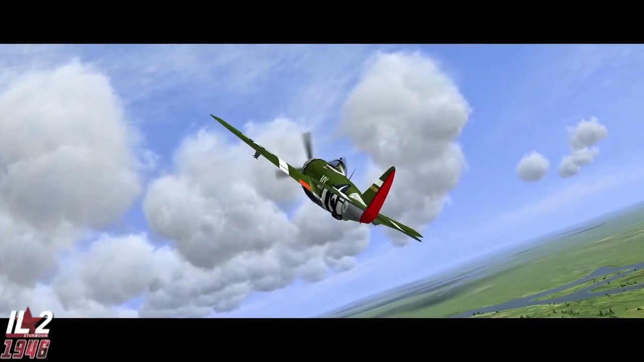 IL2 1946 P 47D vs 4 Fw 190D 9 Barnesy upgrade