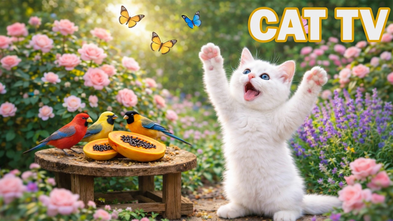 😺🐶🔥 Non-Stop Pet Focus 🐦🌿 | Birds & Nature TV for Cats & Dogs | 1.5 Hour 4K HDR