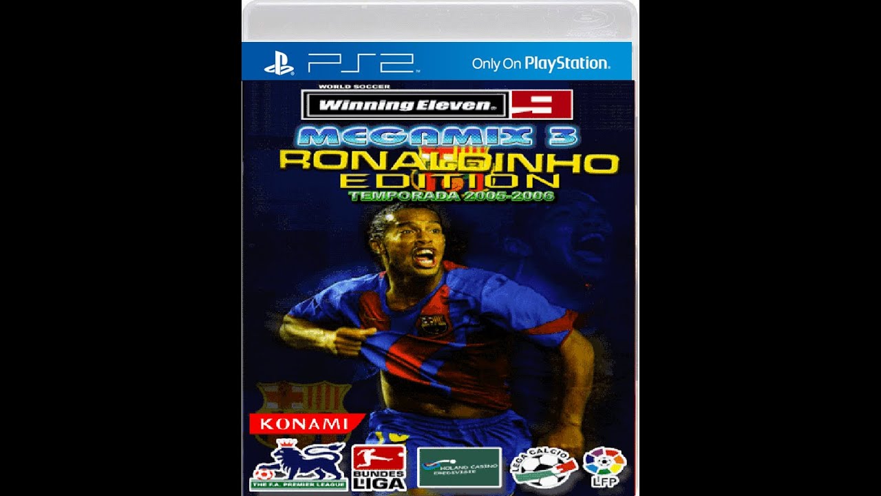 WE9 – MEGAMIX 3 Ronaldinho Edition ISO PS2 ‼️