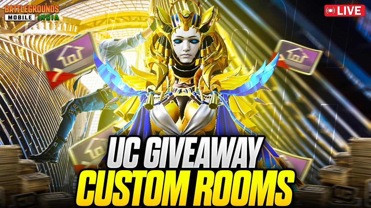 BGMI LIVE CUSTOM ROOM | RP AND UC GIVEAWAY EVERY MATCH | PRIZE POOL GIVEAWAY MATCH