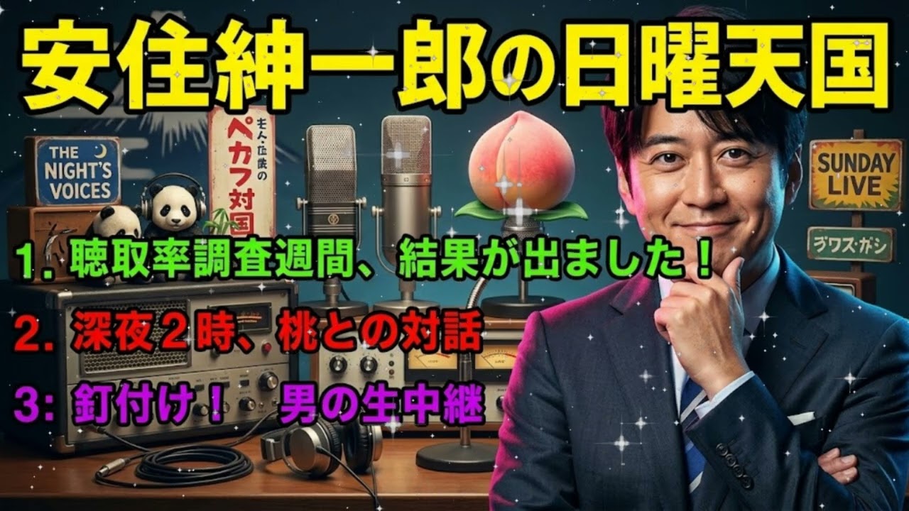 🤣【一生モノの記憶】安住紳一郎が語る「忘れられないあの言葉」が深すぎるｗｗ｜日曜天国 作業用BGM