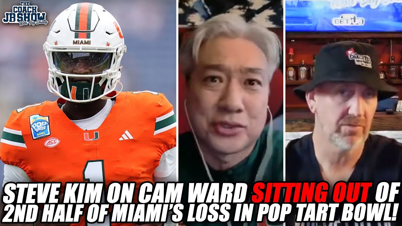 Steve Kim On Cam Ward SITTING OUT Of 2nd Half Of Miami's Loss In Pop Tart Bowl!