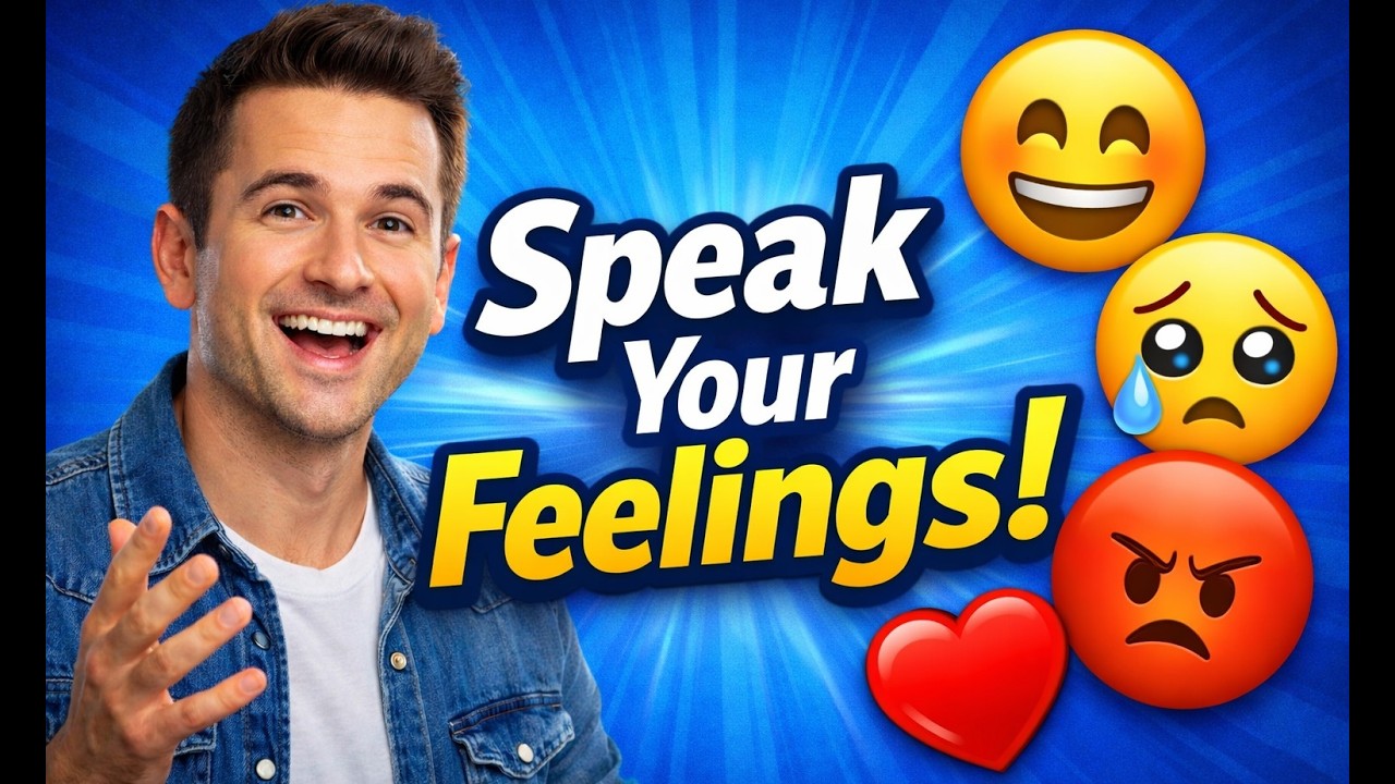 Speak English Confidently How to Express Your Feelings | English Speaking Practice