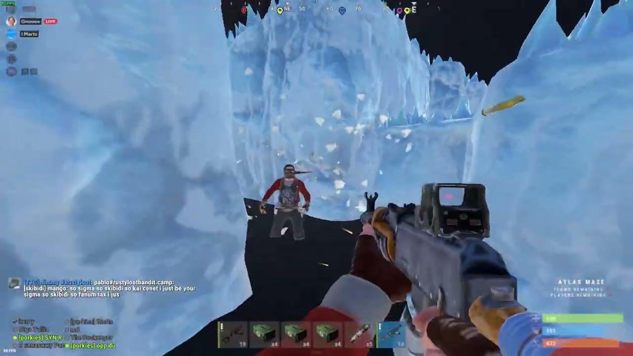 How The Best Maze Player Frag On Atlas/ RUST PVP MONTAGE