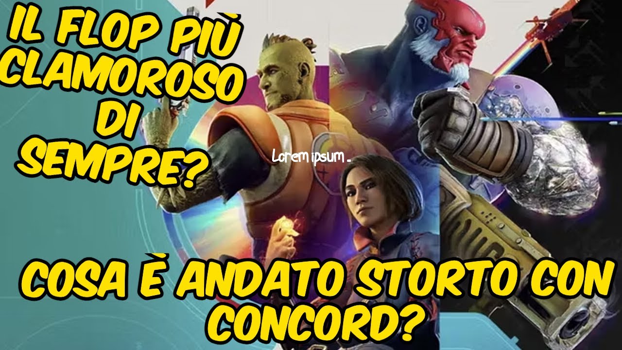 CONCORD è nato MORTO... Quando l'esperienza nel settore non basta