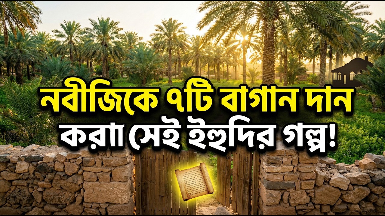 কে এই ইহুদি, যিনি নবীজিকে ৭টি বাগান উপহার দিয়েছিলেন ?