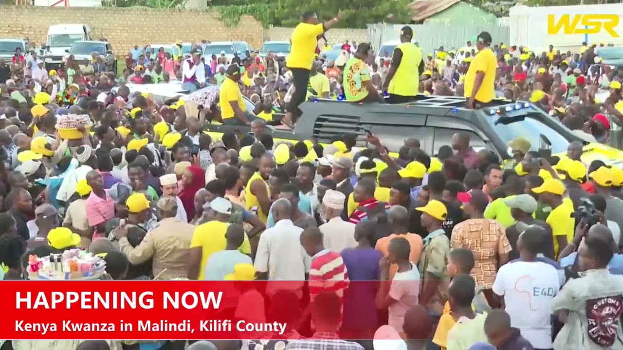 AISHA JUMWA GIVES GOVERNOR KINGI A HARD TIME AT RUTO RALLY IN MALINDI!!