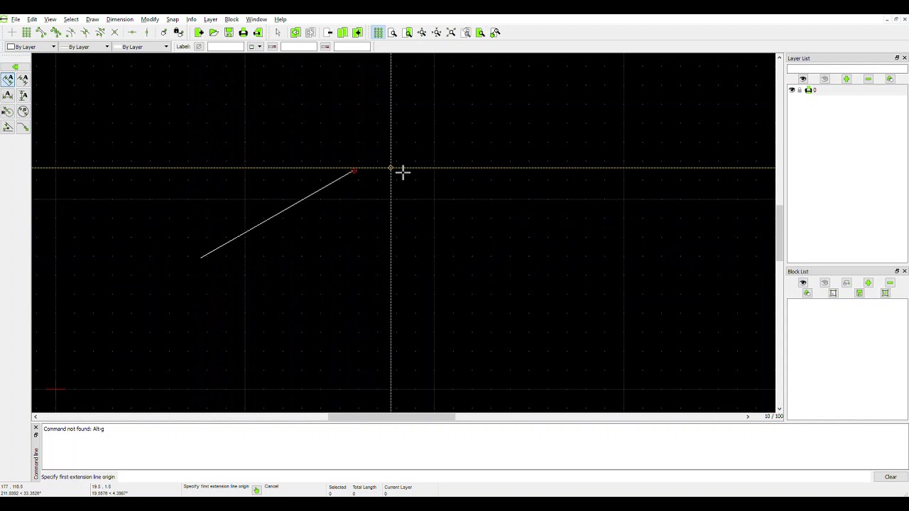 LibreCAD Tips: Aligned Dimensioning