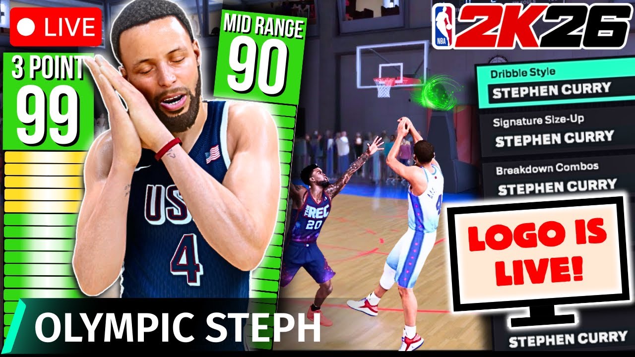 REPLICA STEPH CURRY BUILD in the REC! Labbing Stephen Curry's Animations in NBA 2K26