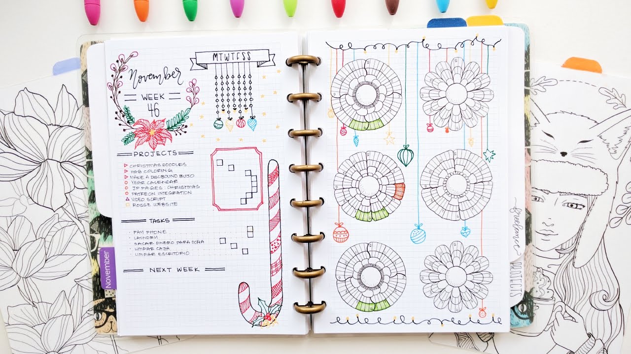 PWM Week 46 - Weekly Setup Update | Inkjoy Gel Pens Spread