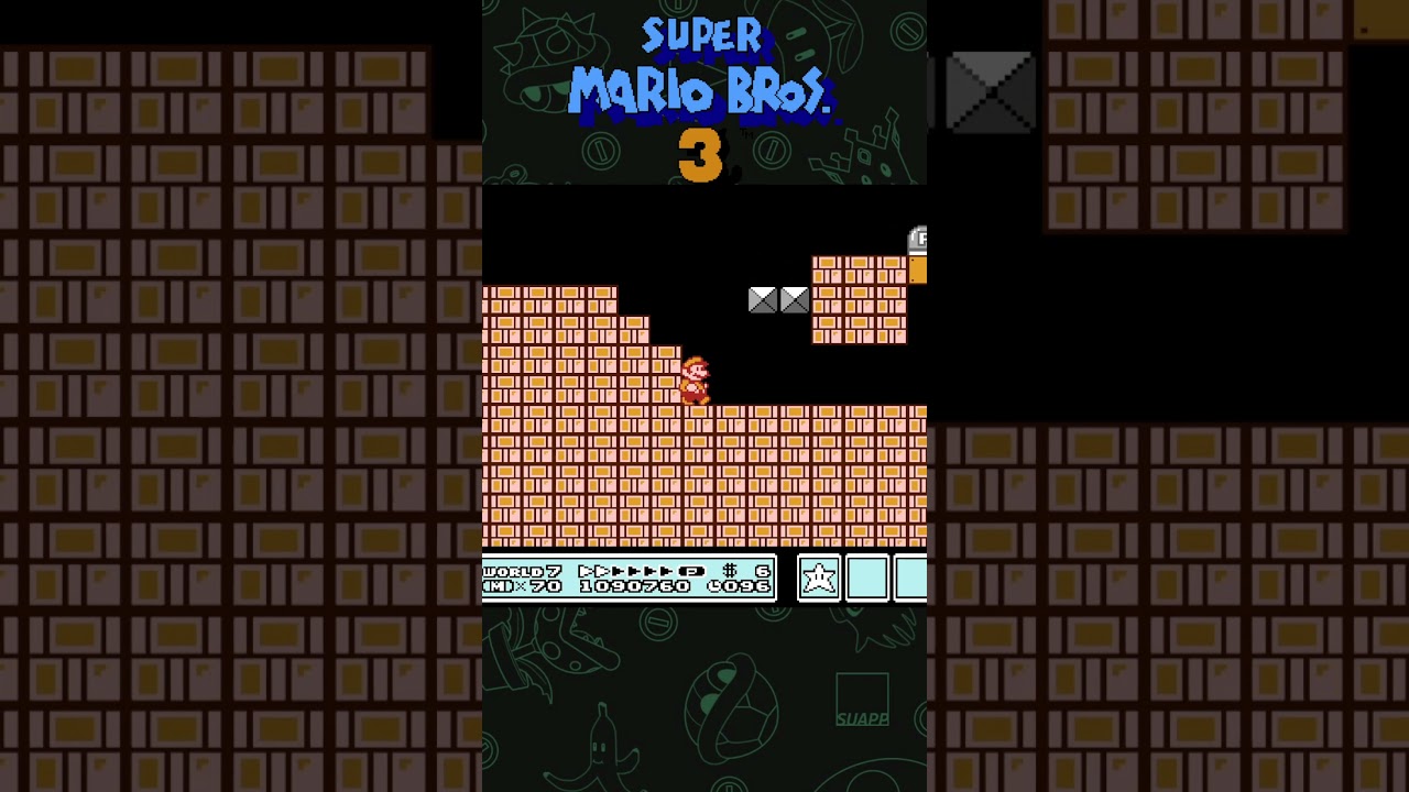 Mundo 7 castillo parte 1 #shorts #juegos #supermariobros3