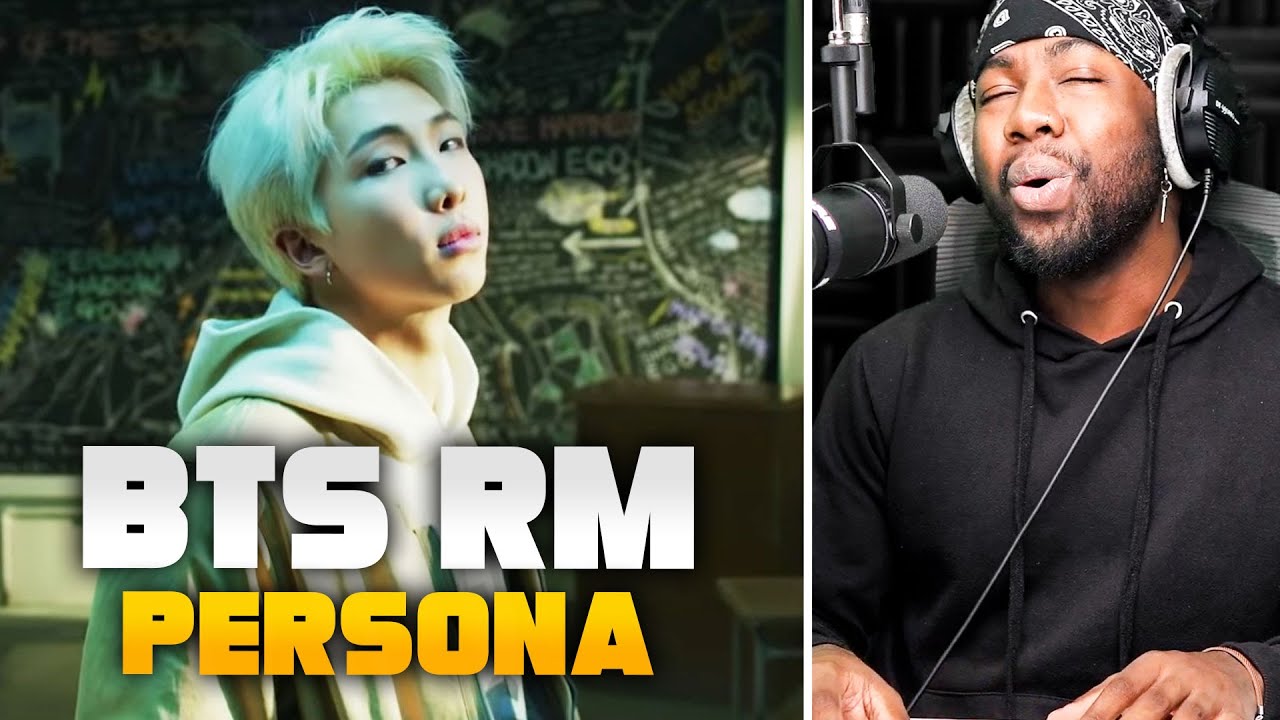 BTS RM - PERSONA (Lyrics) (REACTION + REVIEW)
