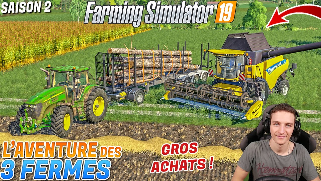 L'AVENTURE DES 3 FERMES S2 ! GROS ACHATS DANS LA FERME !