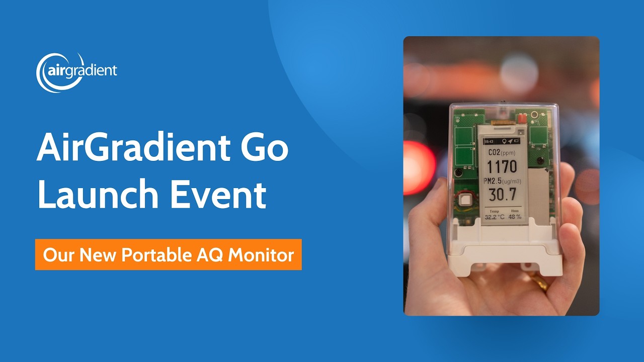 The AirGradient Go Launch Event