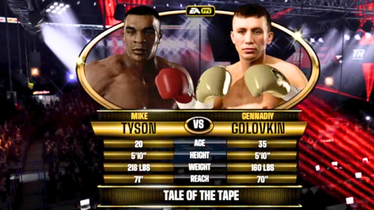 Mike Tyson vs Gennady Golovkin FULL FIGHT | Fight Night Forever AI Simulation Gameplay (CPU vs CPU)