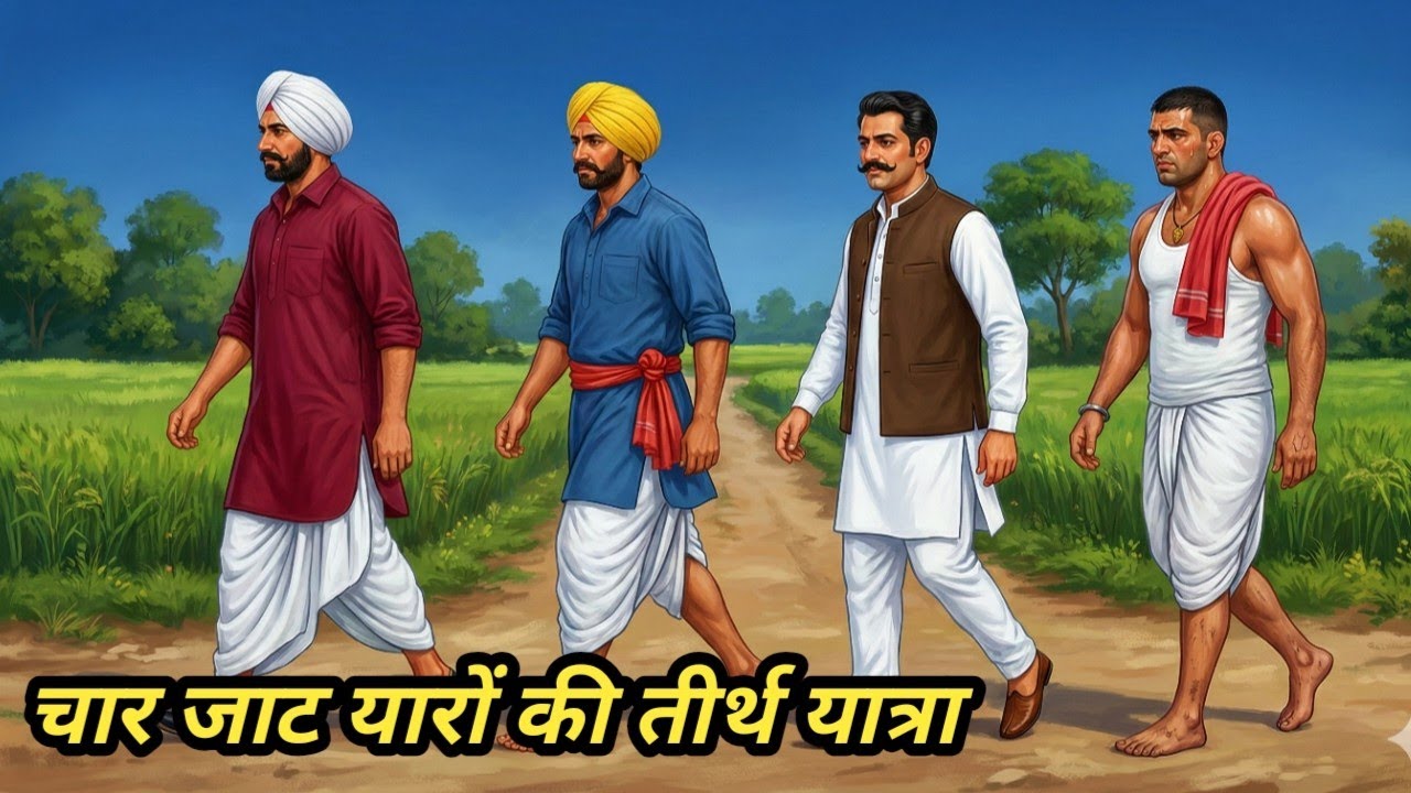 चार यार, गंगा की धार। सबकी मुराद पूरी हुई, लेकिन अंत दर्दनाक हुआ।अद्भुत हिंदी कहानी। 