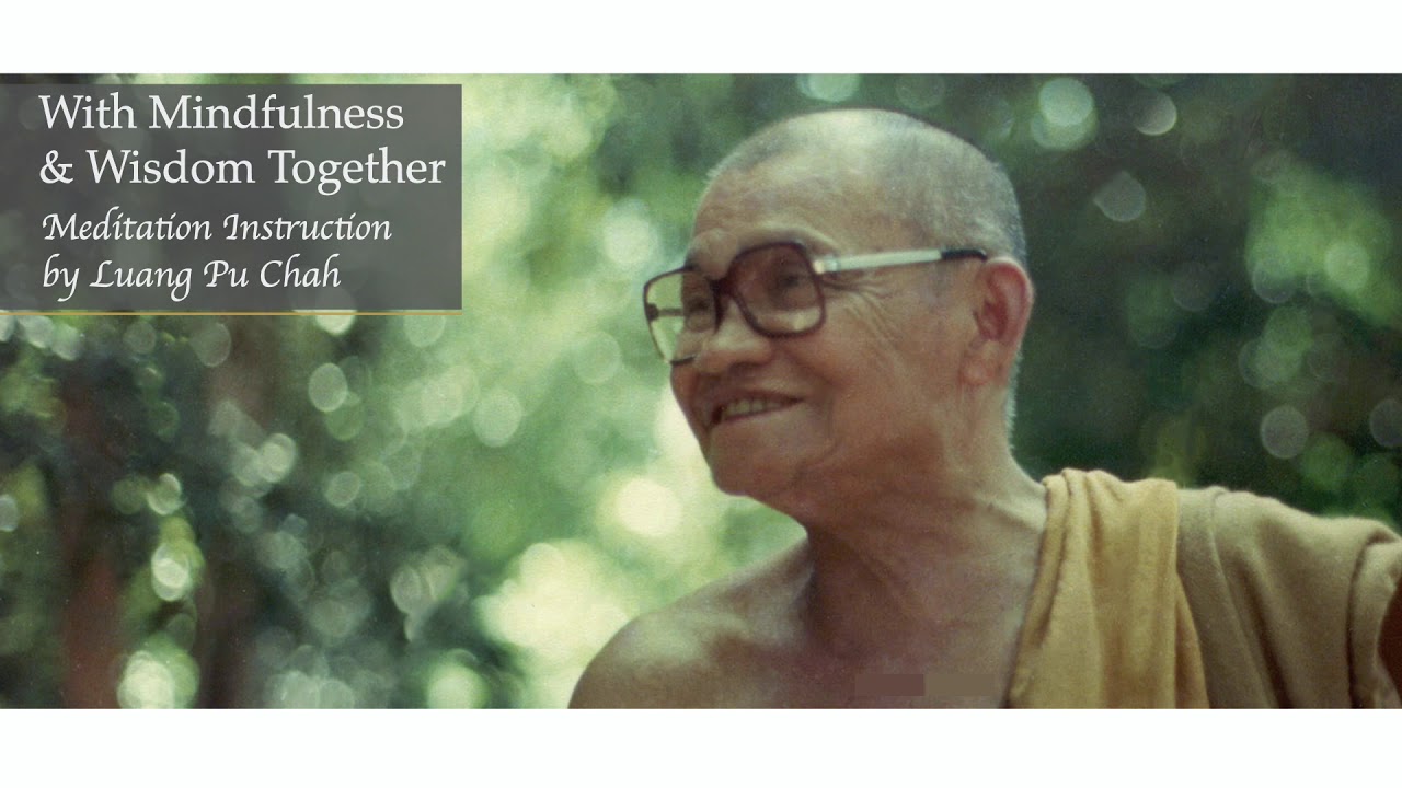 With Mindfulness & Wisdom Together | Meditation Instructions by Ajahn Chah