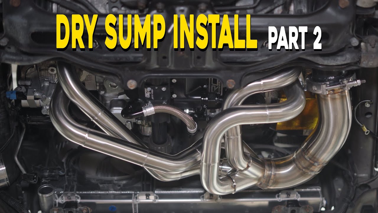 Subaru STI Dry Sump & Custom Exhaust Manifold Build – Part 2 | Fabrication, Fitment & First Fire-Up