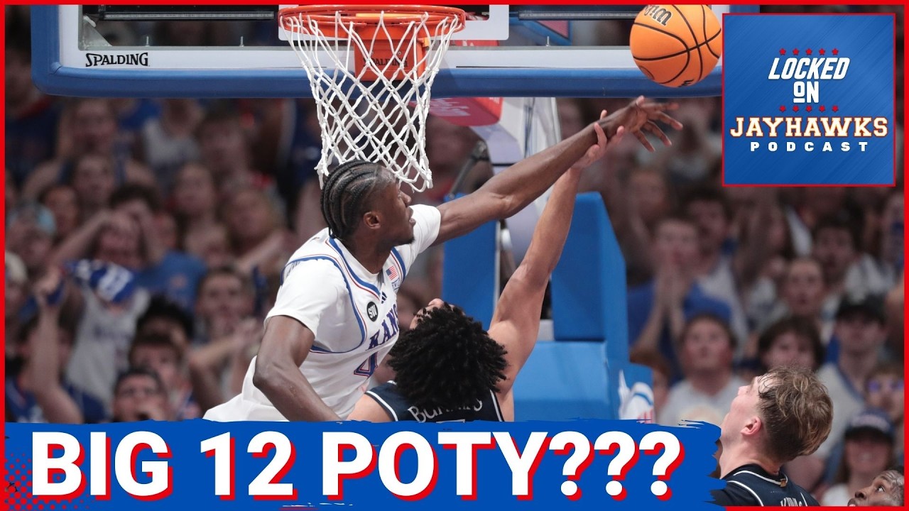 BIG 12 PLAYER OF THE YEAR FLORY BIDUNGA? Making the Case for Jayhawks' Big + Daveon Crouch Breakdown