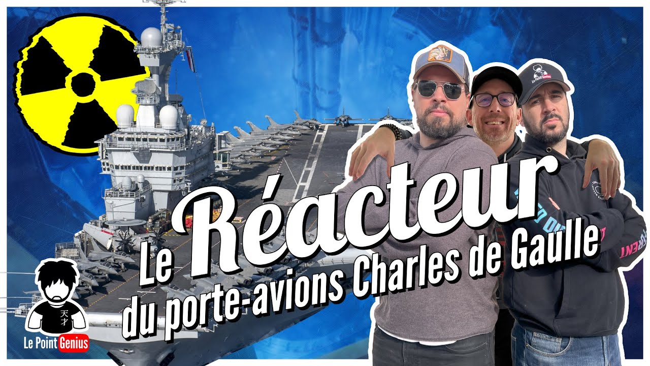 On visite le cœur nucléaire ☢️ du porte-avions Charles de Gaulle  @12Parsecs @obiyann