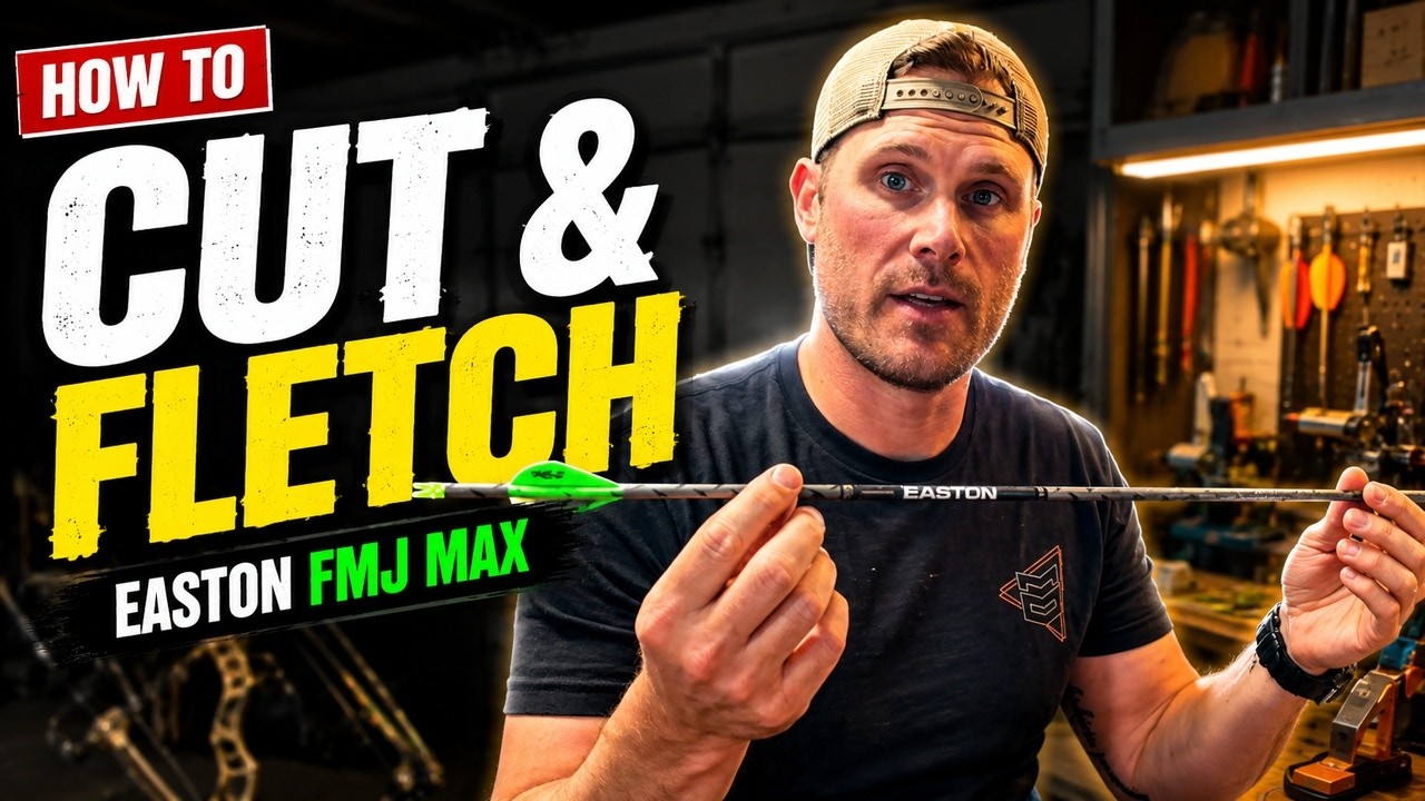CUT & FLETCH EASTON FMJ MAX ARROW