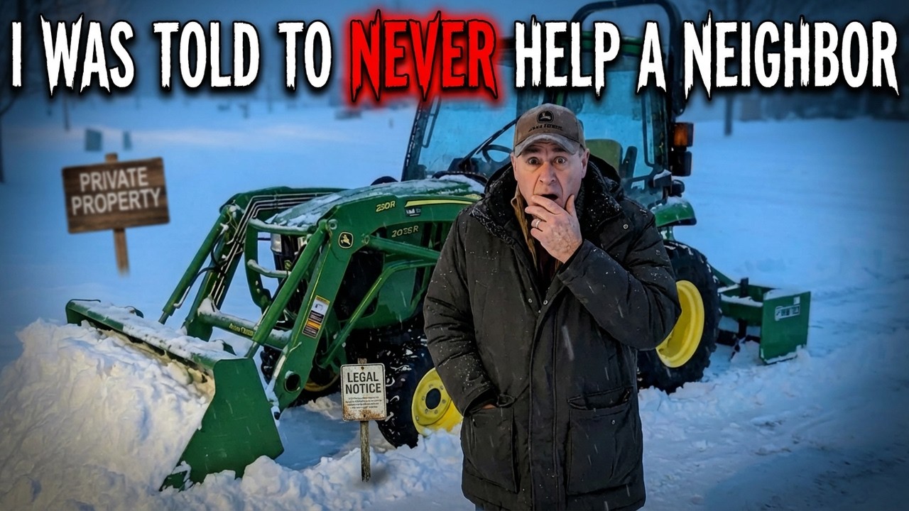 НИКОГДА НЕ ПОМОГАЙТЕ СВОЕМУ СОСЕДУ. Я просто пытался убрать снег!
