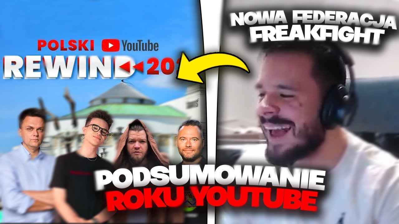TAKEFUN - OGLĄDA POLSKI YOUTUBE REWIND 2023, SZCZERZE O BUDDZIE, NOWA FEDERACJA FREAKFIGHT