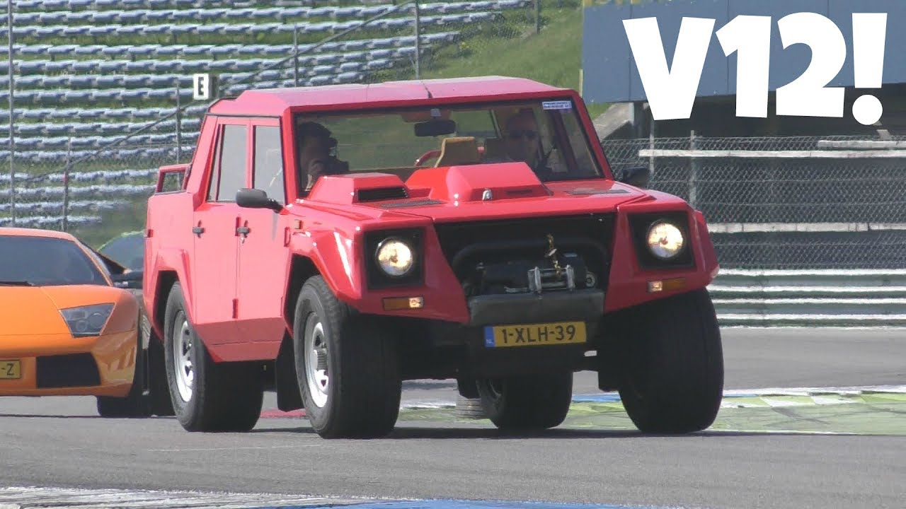Lamborghini LM002 ON TRACK! V12 Sounds!