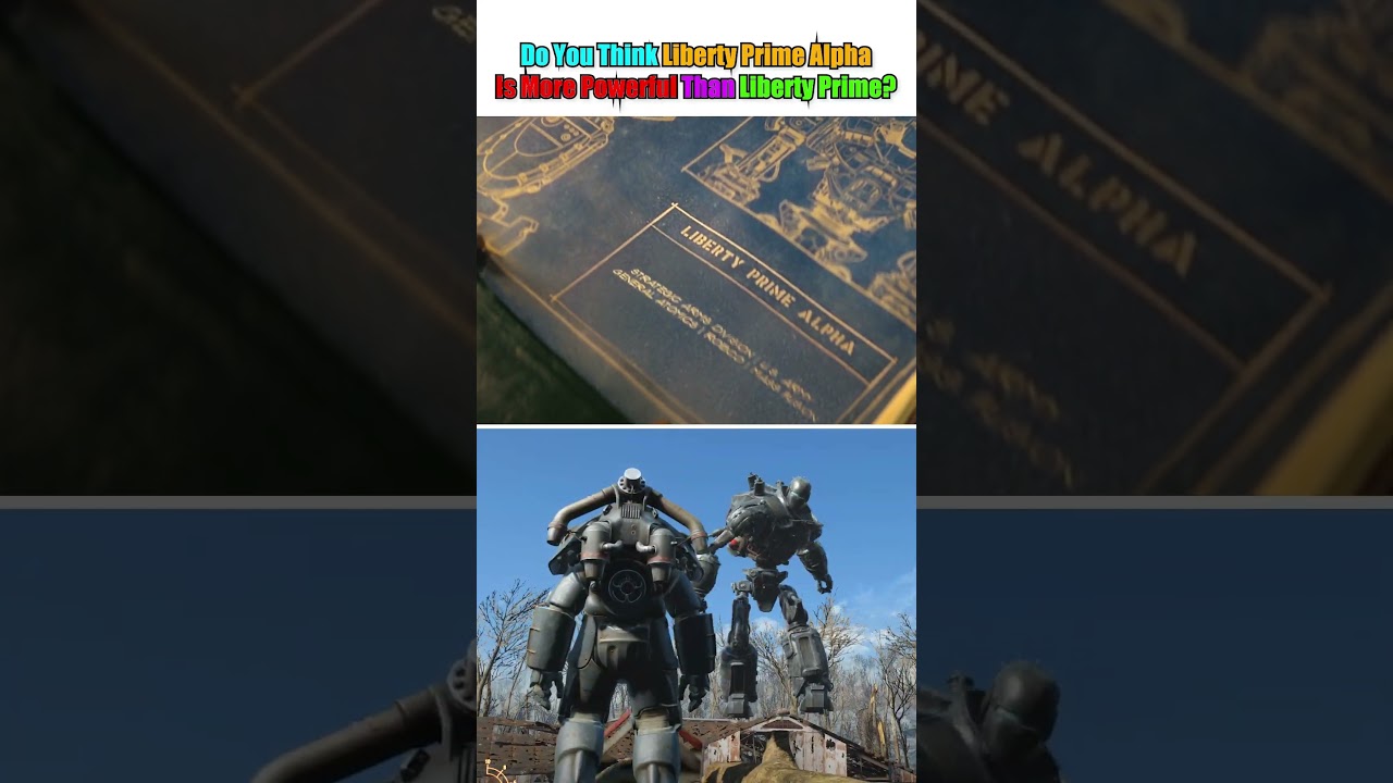 Думаешь, Liberty Prime Alpha мощнее Liberty Prime? 