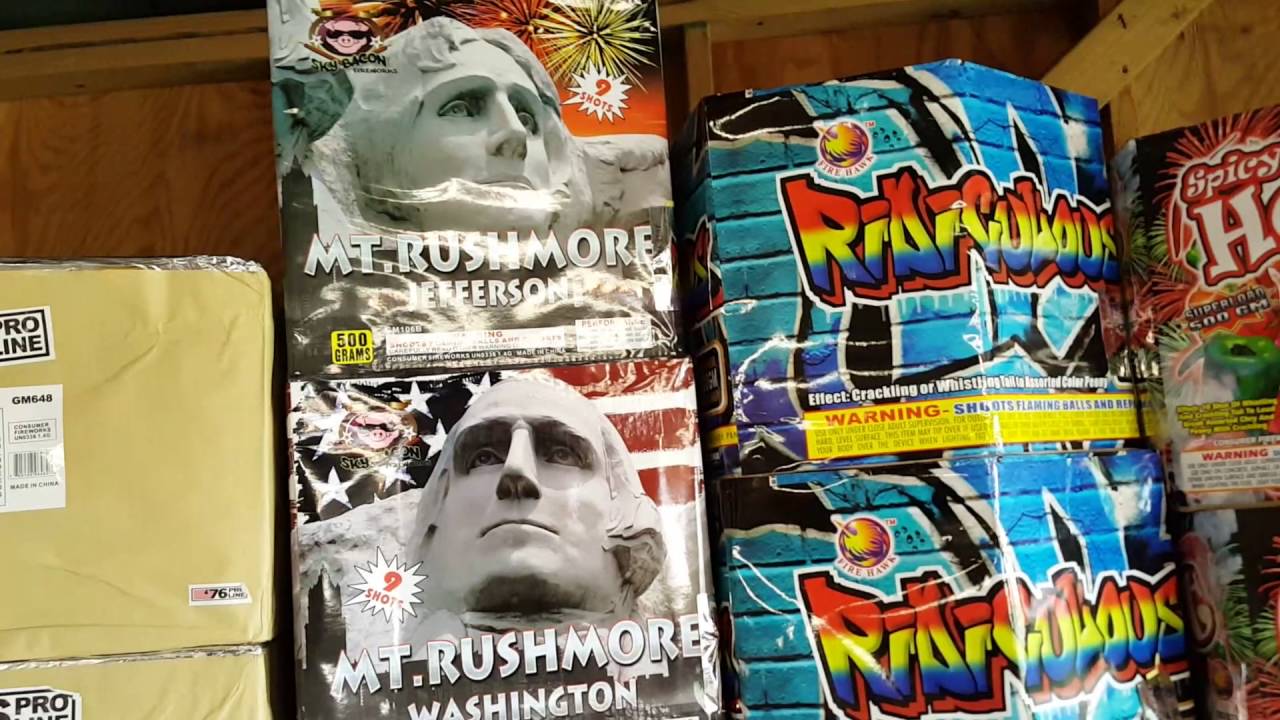 Huge July 4th firework stash 2016