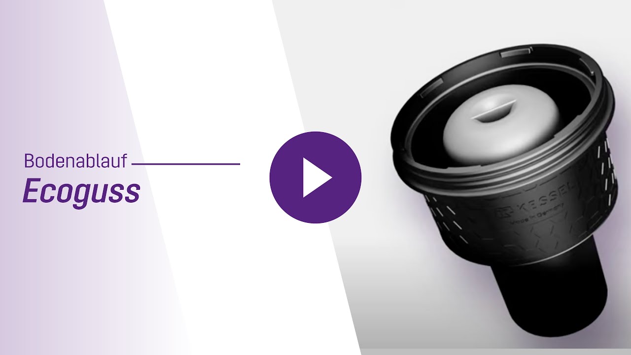 Funktionsvideo &ndash; KESSEL Bodenablauf Ecoguss