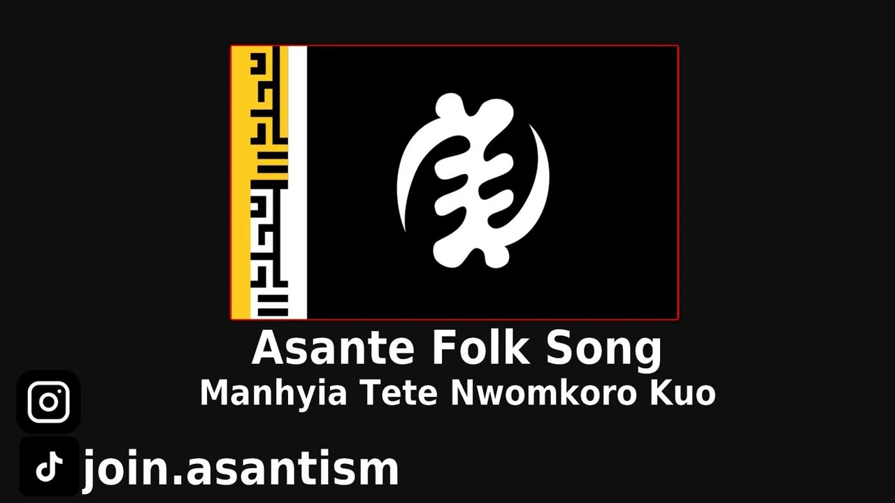 Manhyia Tete Nwomkoro Kuo - Asante Folk Song (Akan Traditional Music)