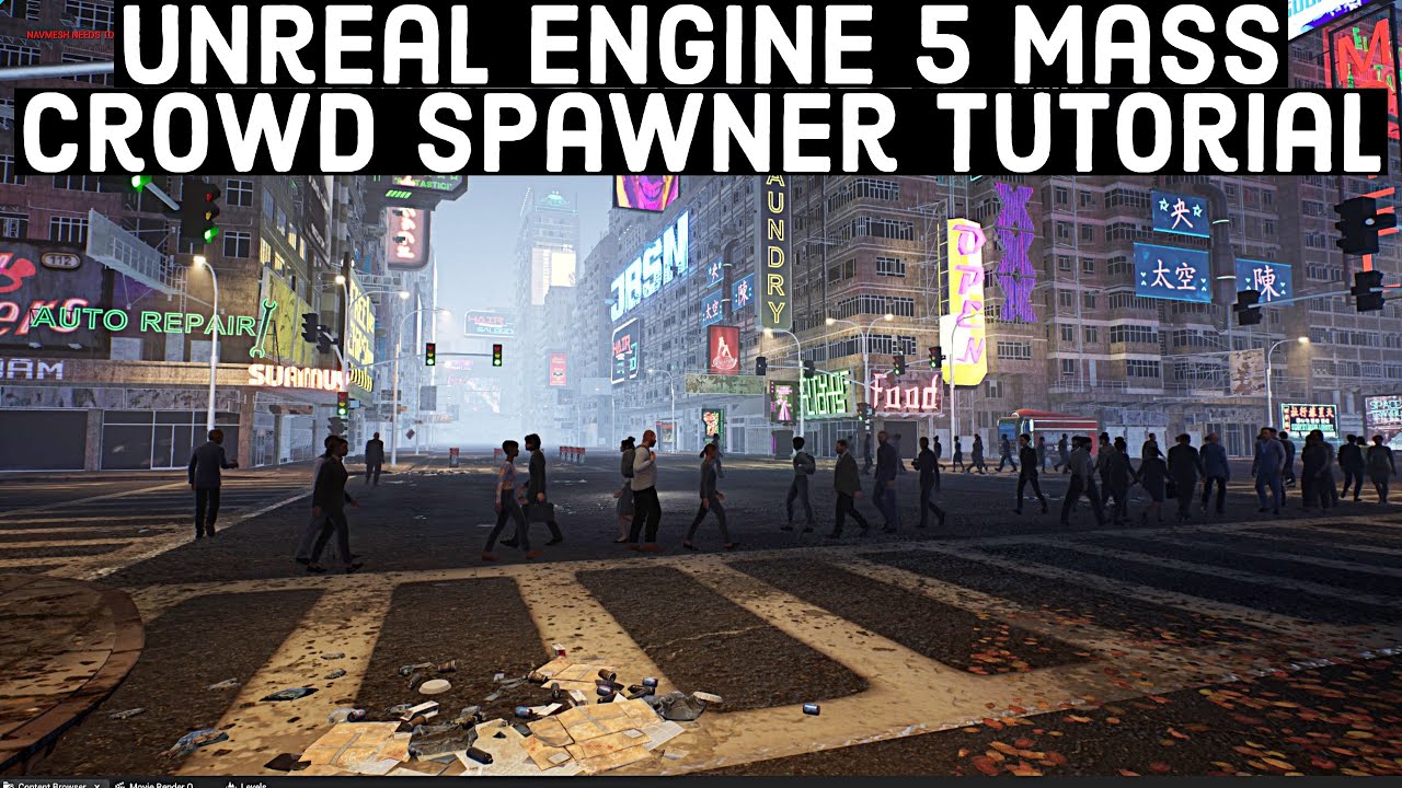 Учебник по массовому ИИ в Unreal Engine 5