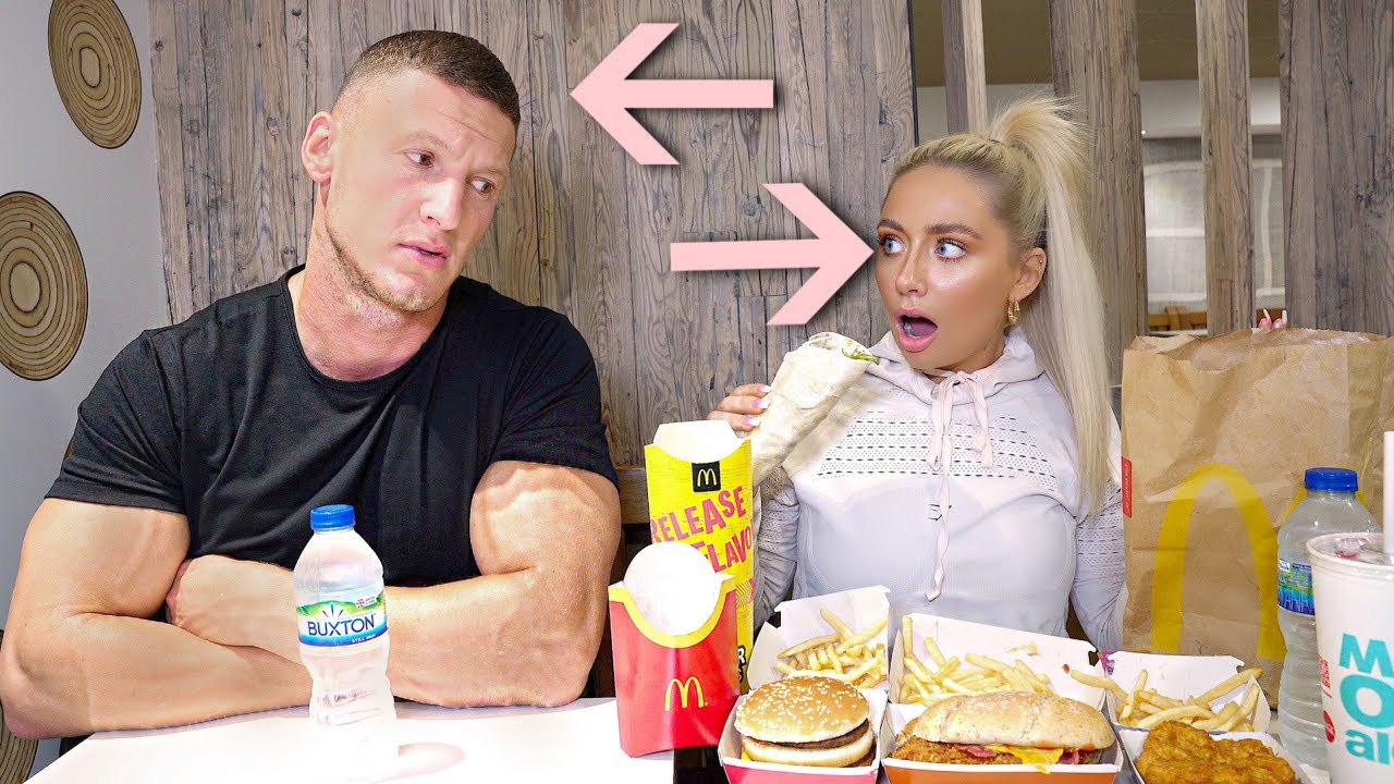 I ATE bodybuilder MATTDOESFITNESS diet!! 5000 calories + | Saffron Barker